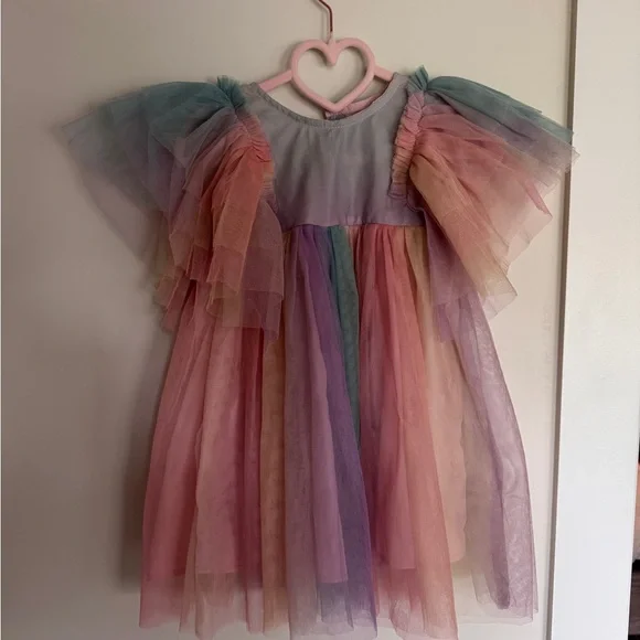 Lola + The Boys | Dresses | Lola The Boys Multicolor Tulle Dress | Poshmark